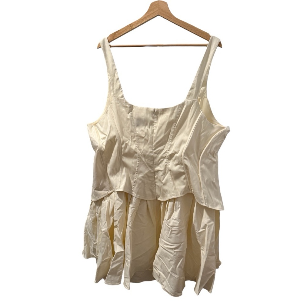 ASOS Design Curve Cream Dress